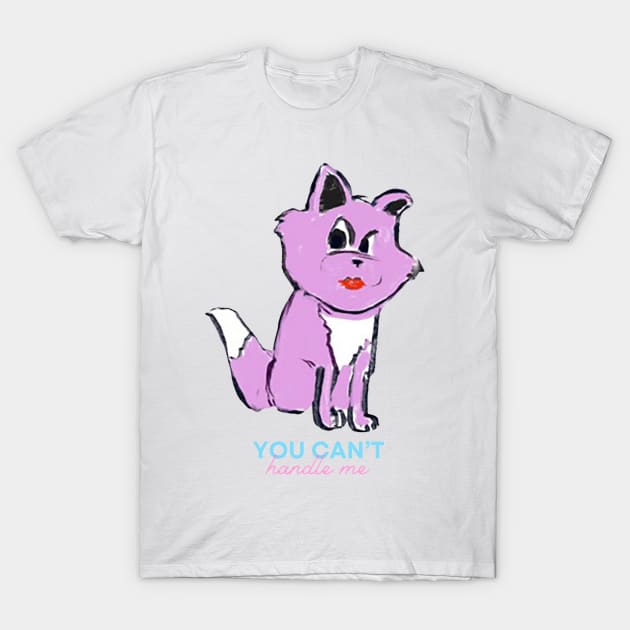 Sassy Pink Paws T-Shirt by Mermaid Cosmetics